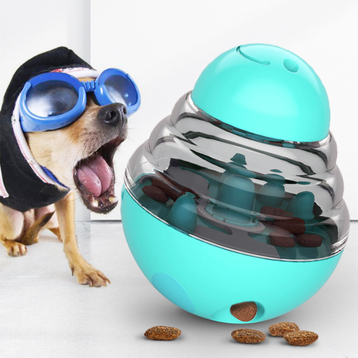 犬猫用 知育おやつボール｜フードディスペンサー
