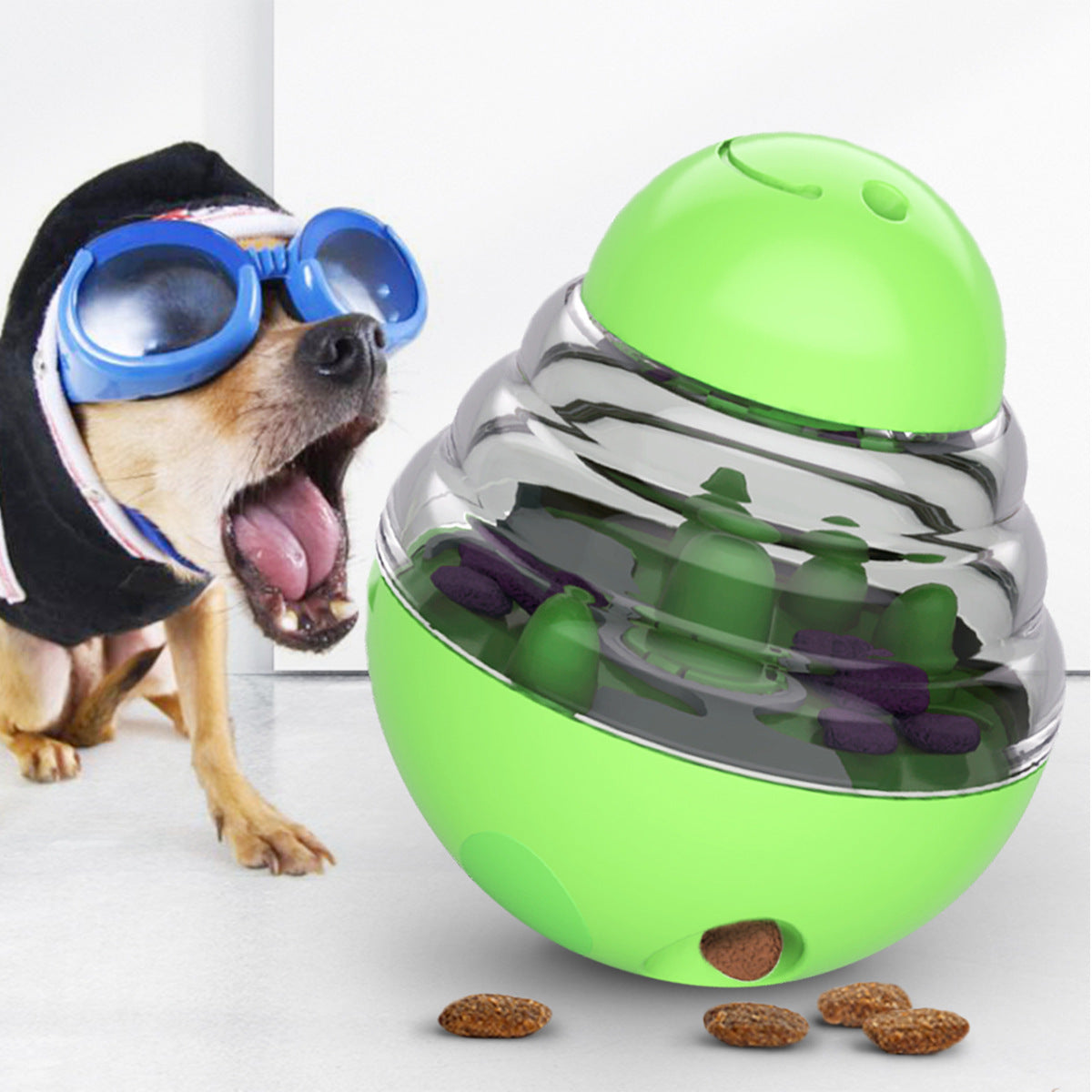 犬猫用 知育おやつボール｜フードディスペンサー