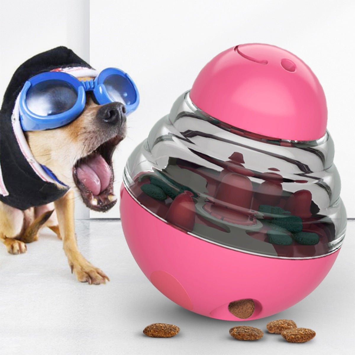 犬猫用 知育おやつボール｜フードディスペンサー