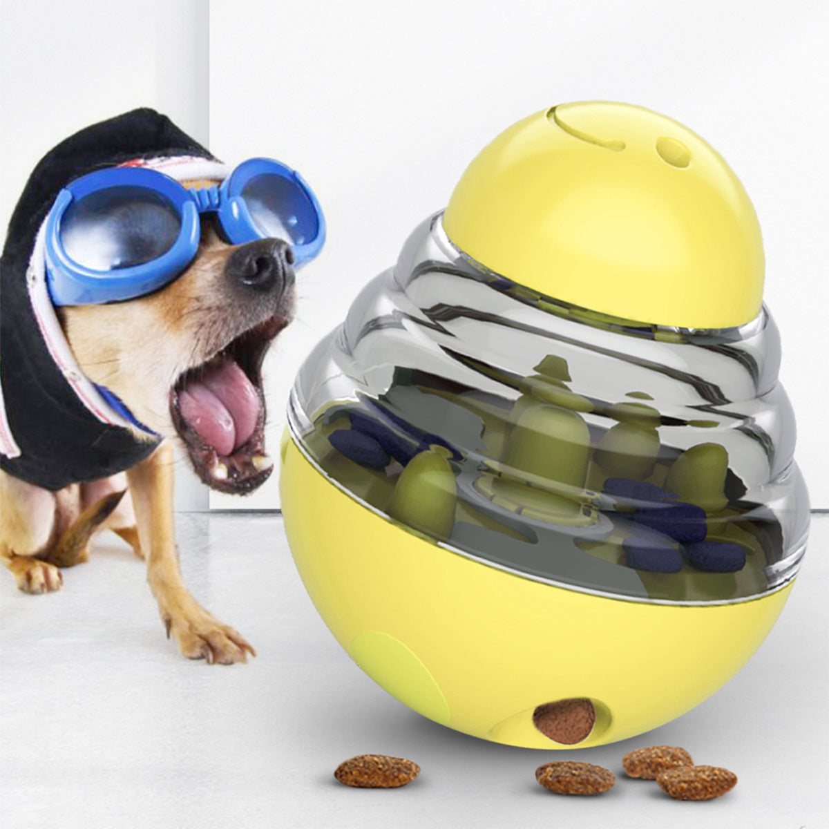 犬猫用 知育おやつボール｜フードディスペンサー